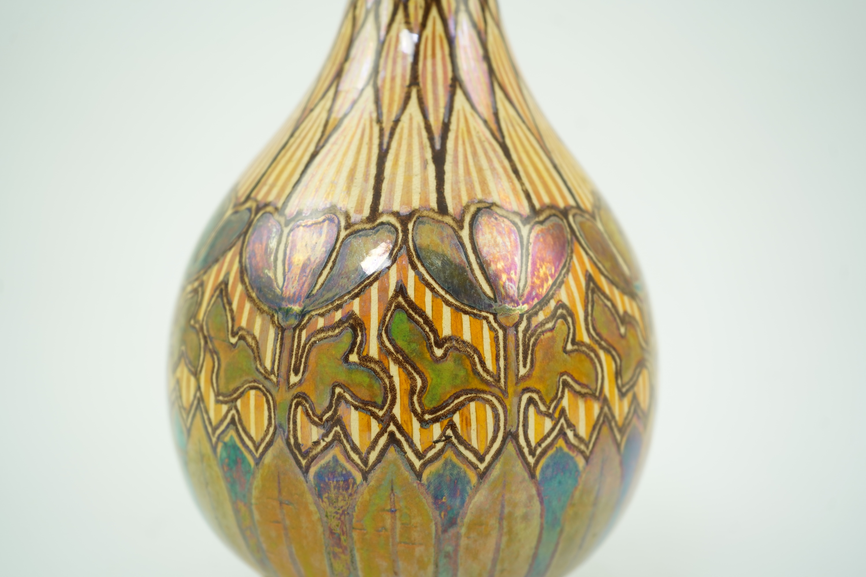 Maw & Co., Jackfield, Salop: A lustre ware art pottery vase